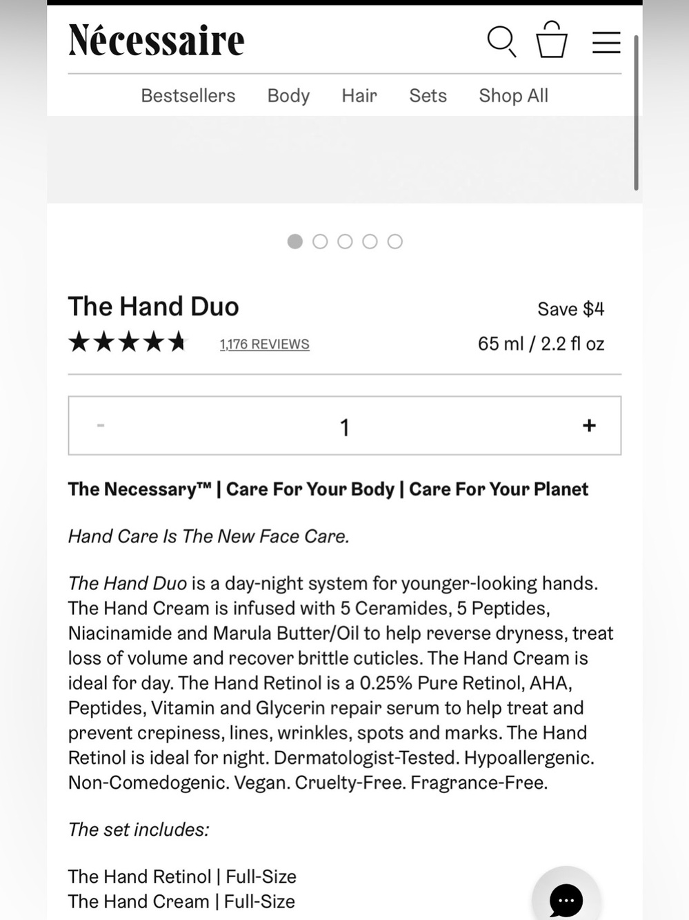 New in box Nécessaire The Hand Duo set - Luxe Hand cream  - Set of 2 - Plus gift - Picture 4 of 6